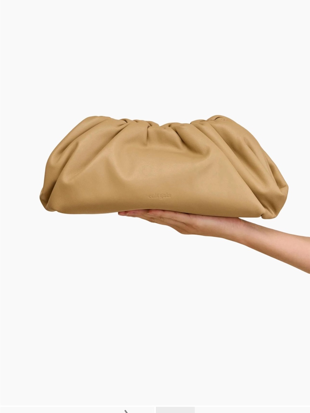 cult gaia Dulce Gathered Leather Shoulder Bag - Picture 2 of 4